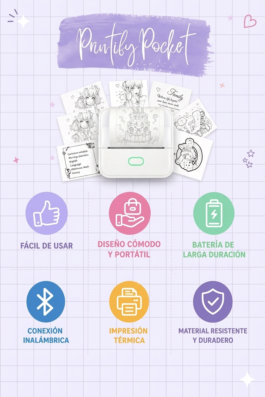 Mini impresora térmica