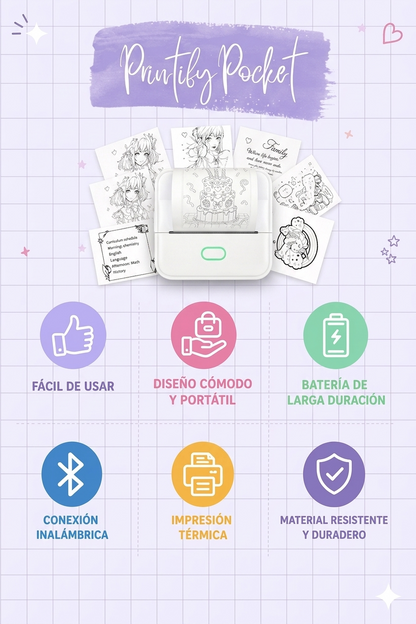 Mini impresora térmica